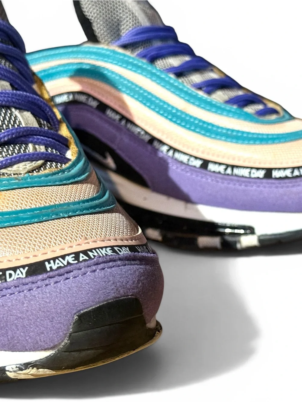 Nike Air Max 97 'Have A Nike Day' - Teal, Lavender & Black